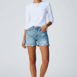 Cynthia | Trendy Relaxed Denim Shorts