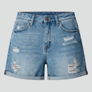 Alternative view of Cynthia | Trendy Relaxed Denim Shorts