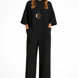 Alternative view of Catalina | Women’s Oversized Short Sleeve Wide Leg Jumpsuit